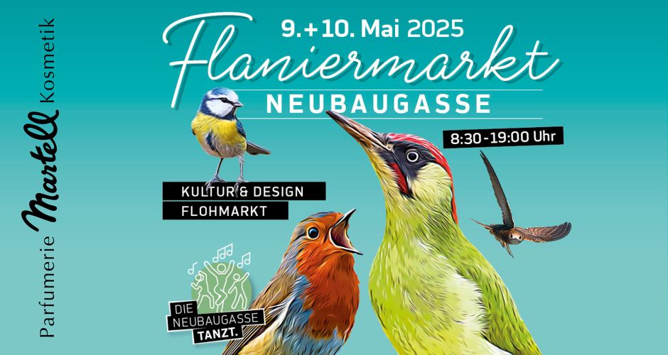 Flaniermarkt Neubaugasse Mai 2025